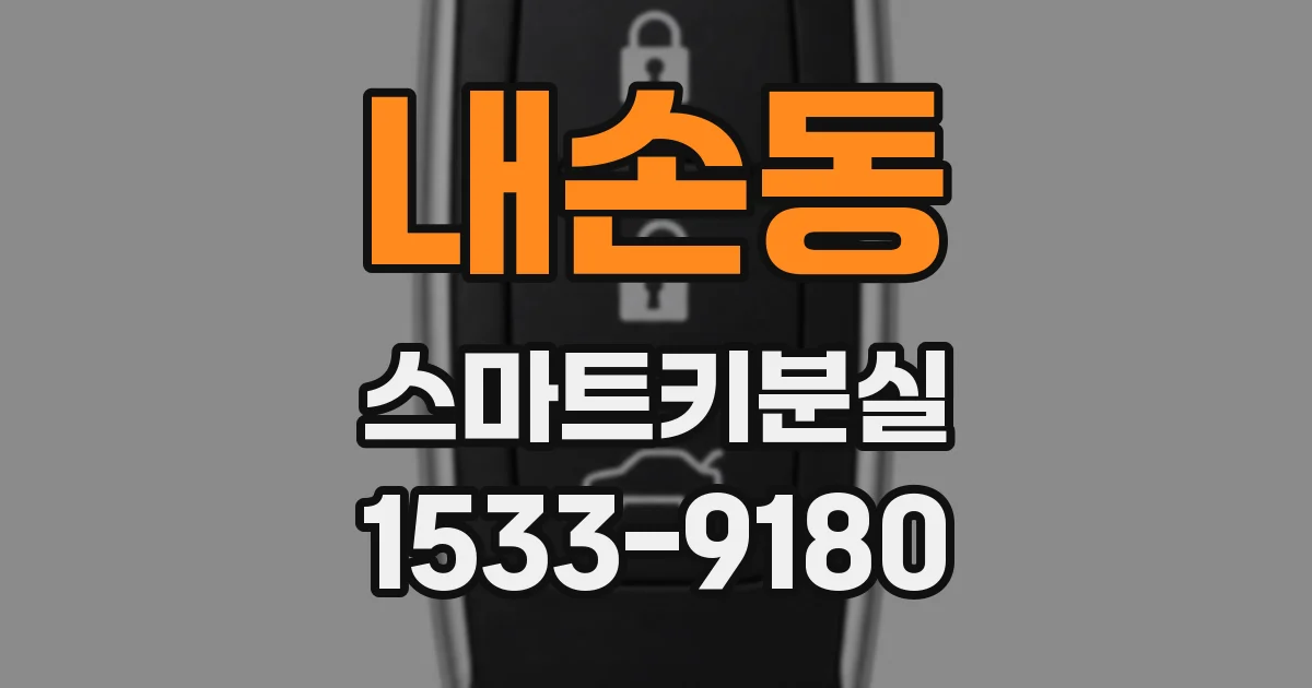 내손동 스마트키분실