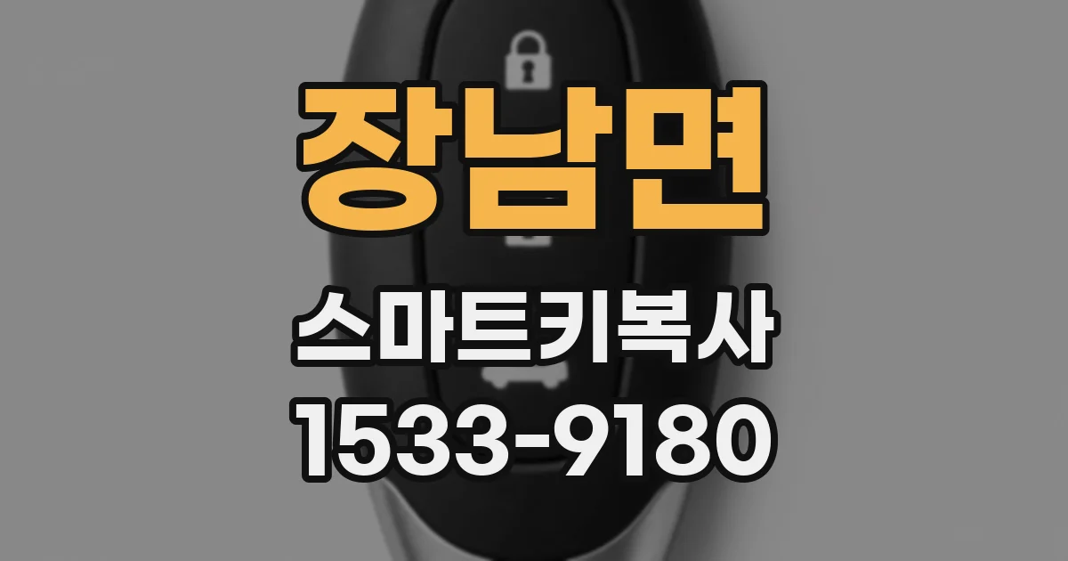 장남면 스마트키복사