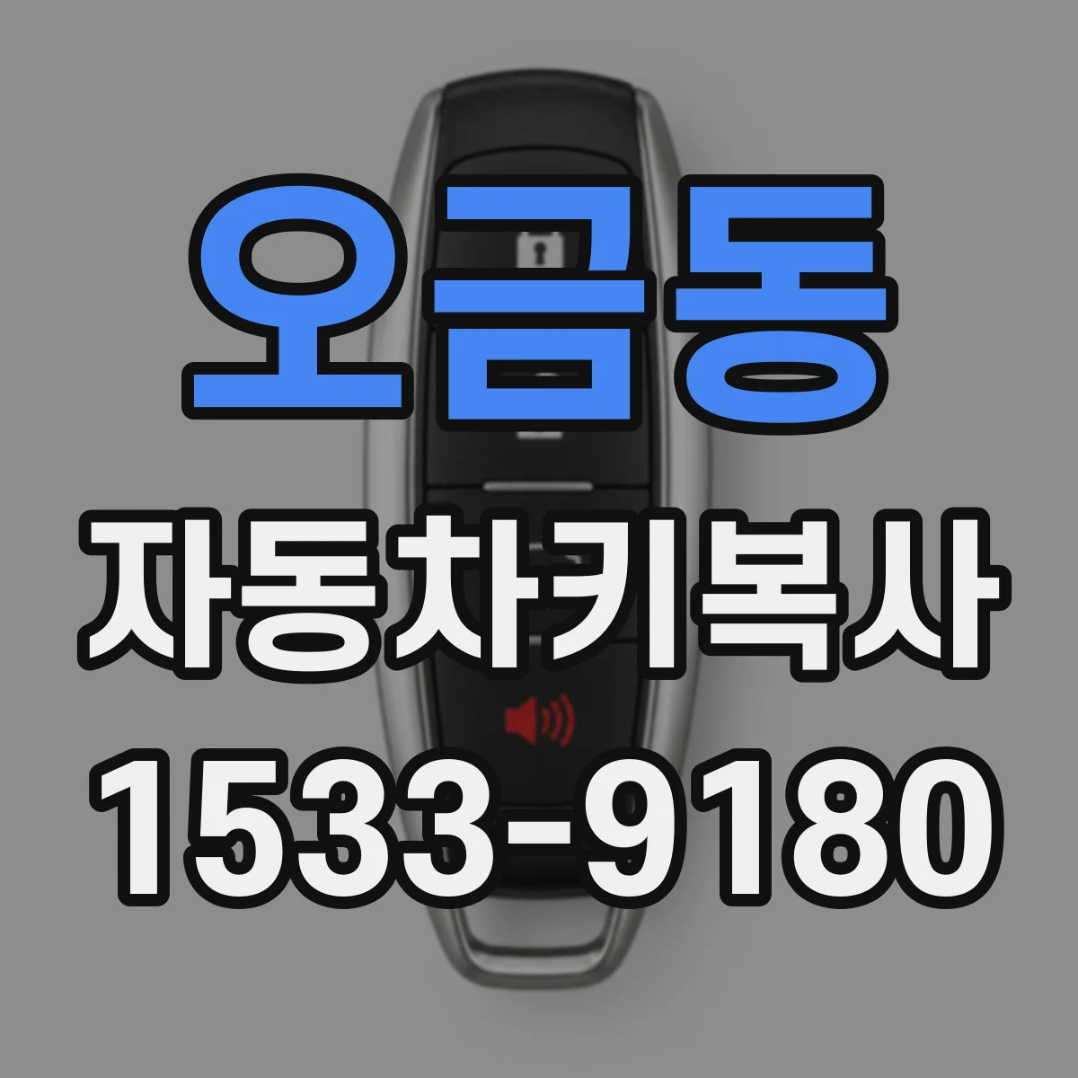 오금동 자동차키복사