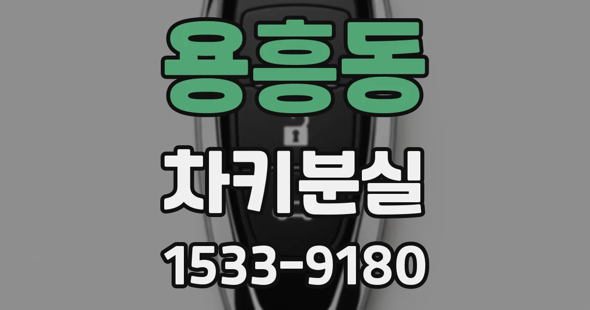 용흥동 차키분실