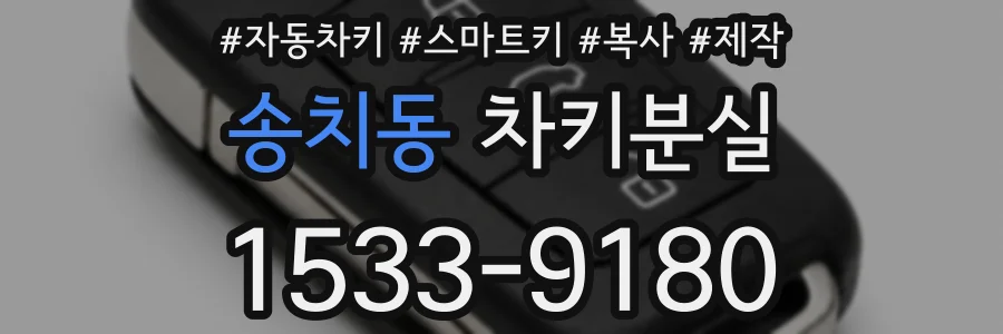 송치동 차키분실