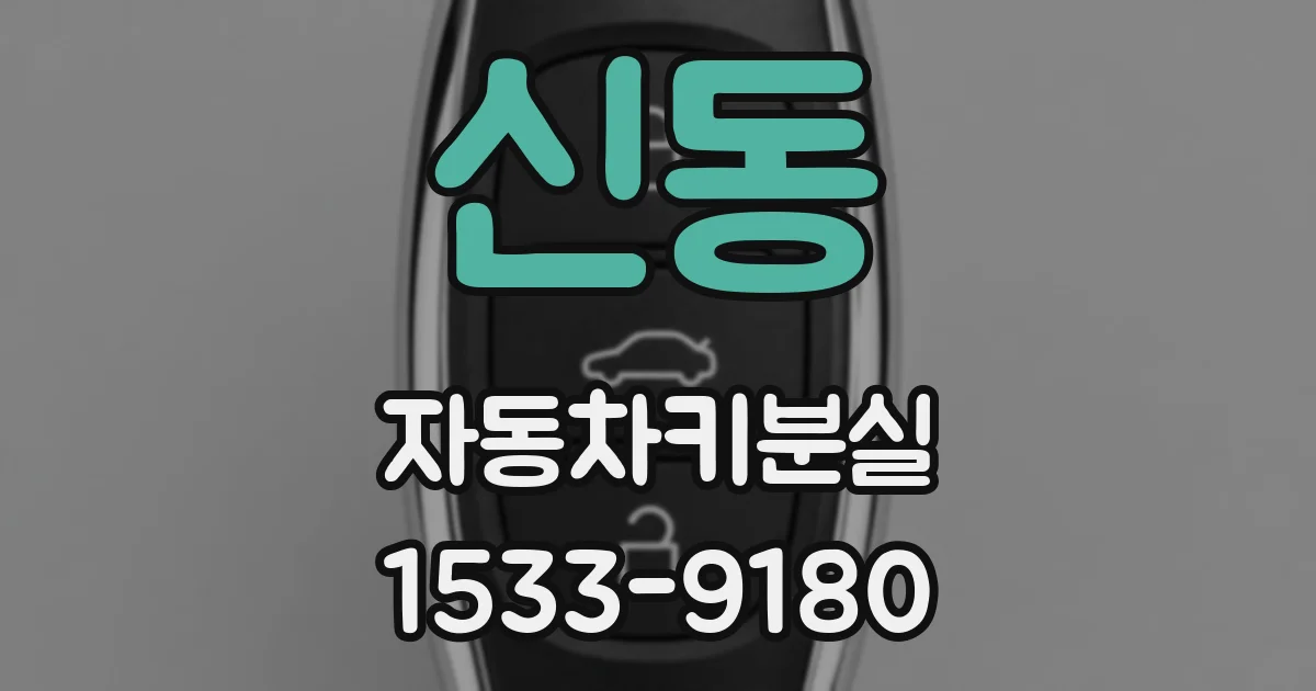 신동 자동차키분실