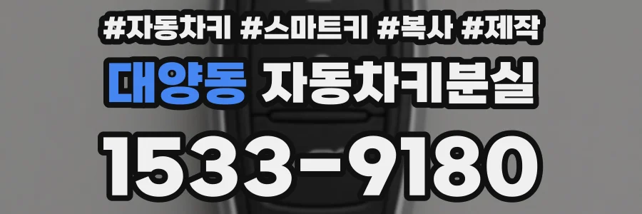 대양동 자동차키분실