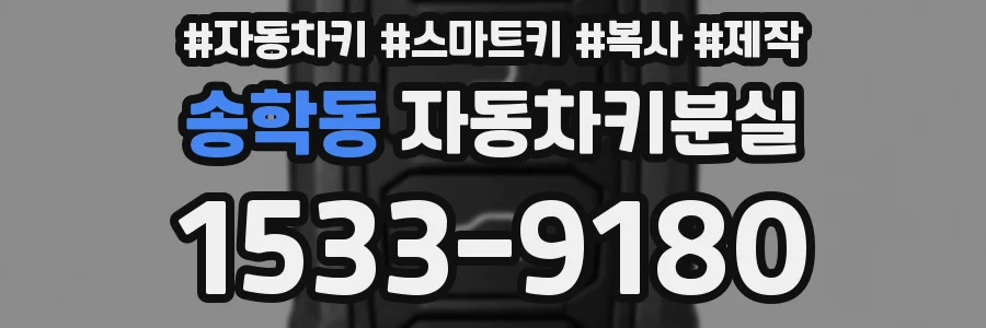 송학동 자동차키분실