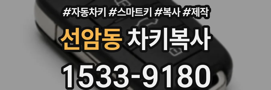 선암동 차키복사