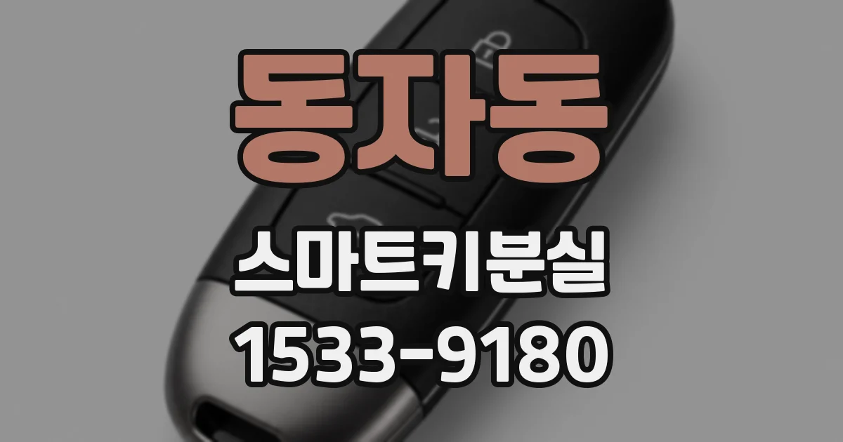 동자동 스마트키분실