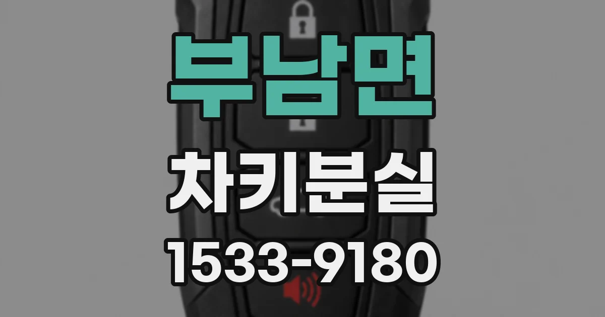 부남면 차키분실