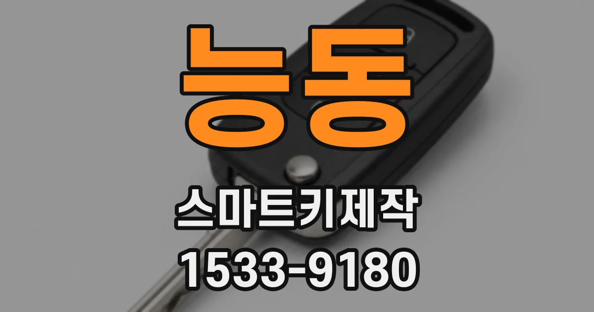 능동 스마트키제작