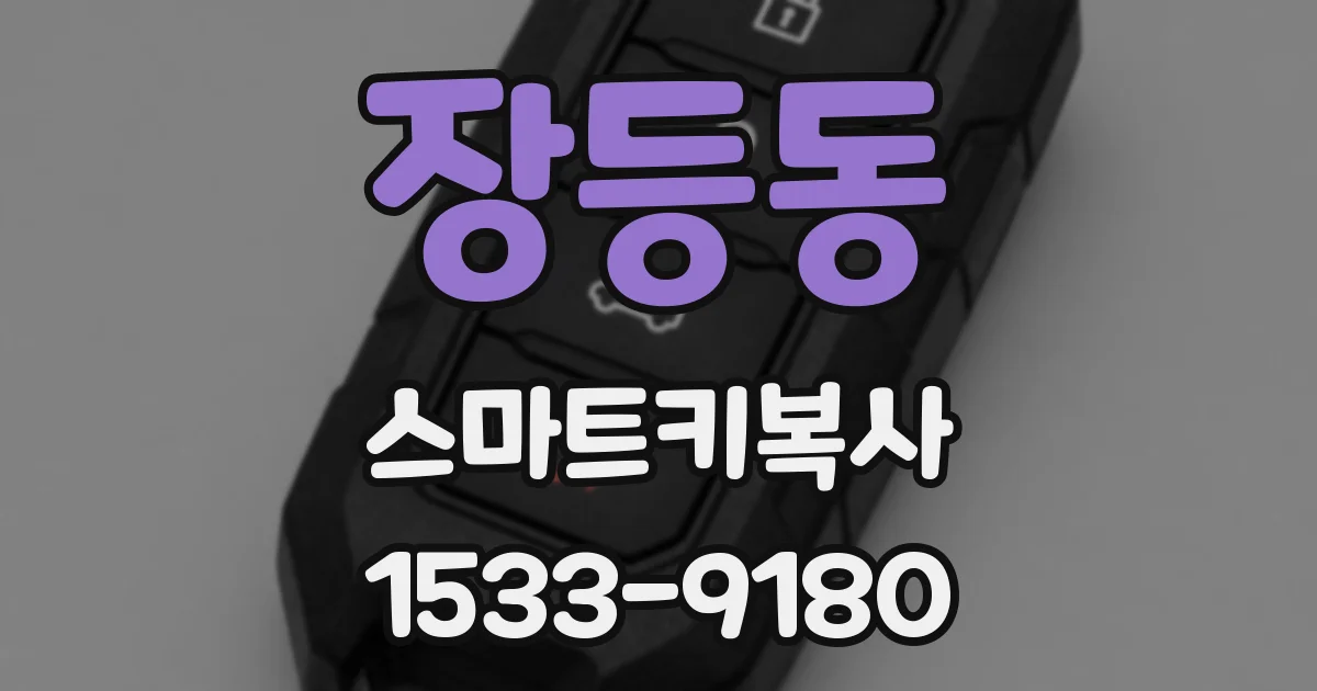 장등동 스마트키복사