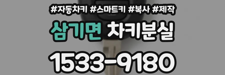 삼기면 차키분실