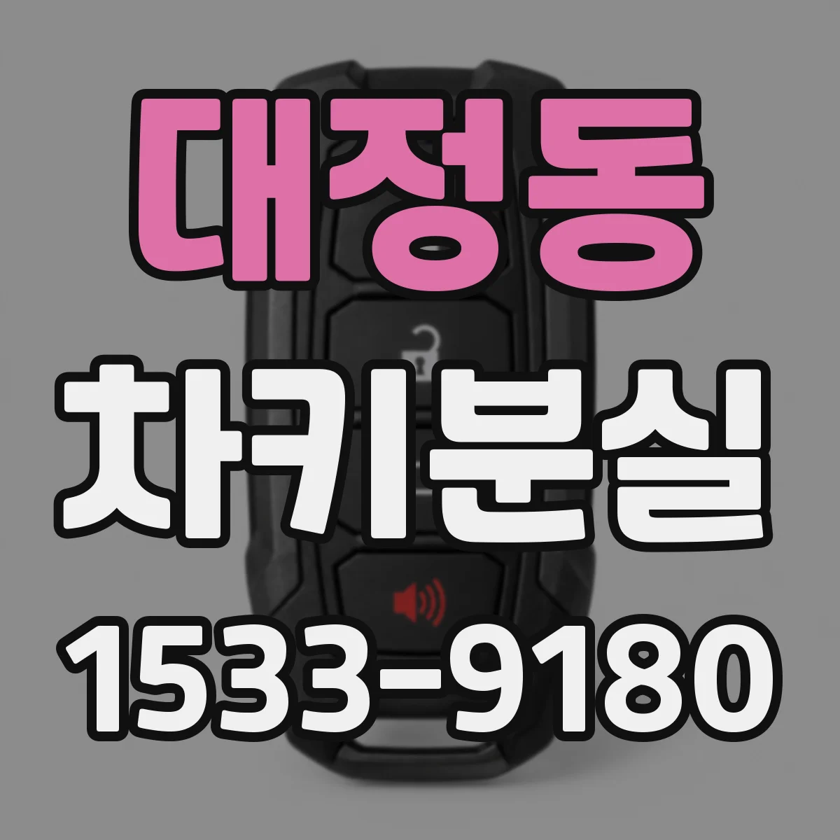 대정동 차키분실