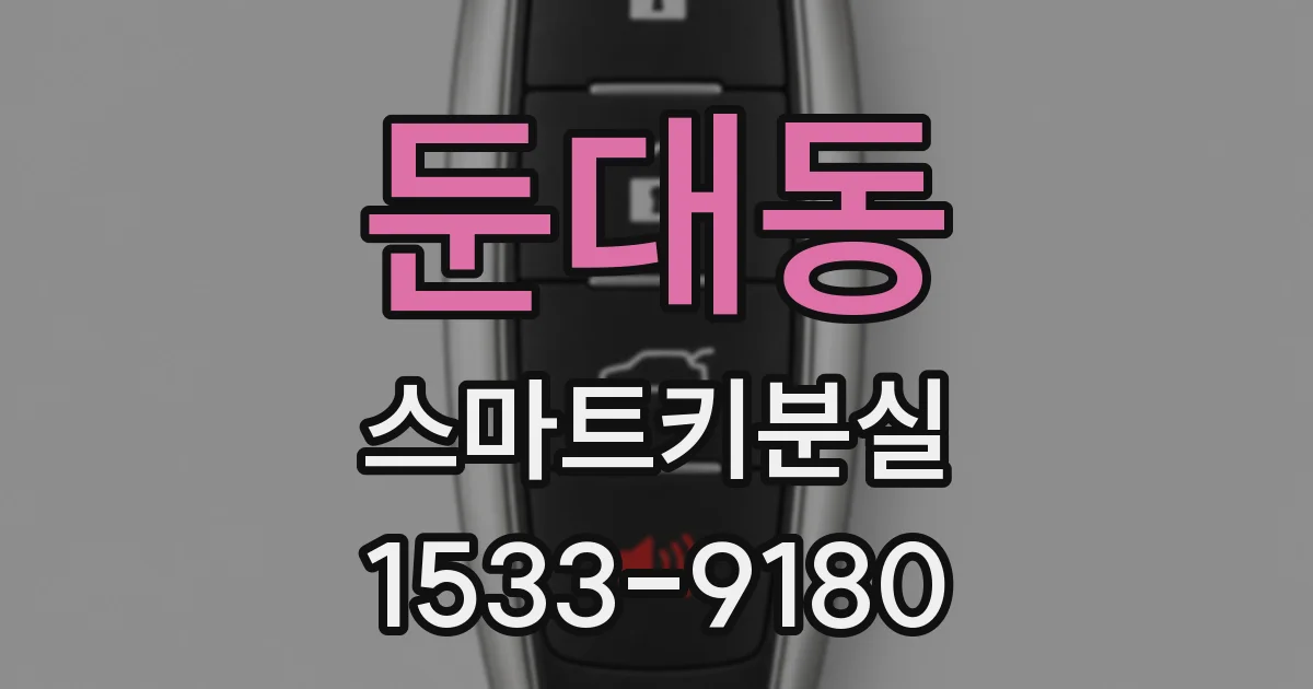 둔대동 스마트키분실