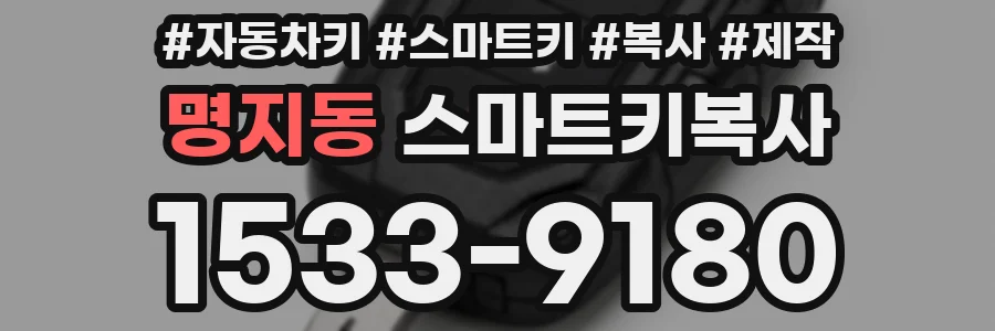 명지동 스마트키복사