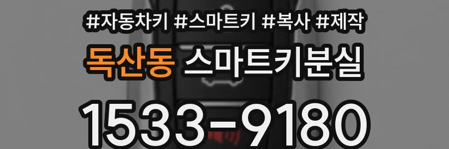독산동 스마트키분실