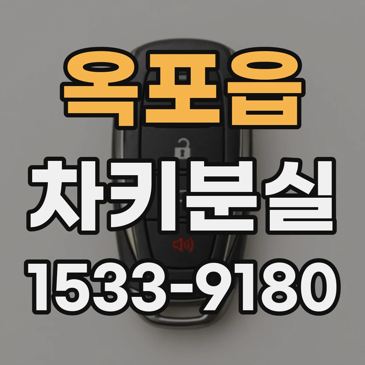 옥포읍 차키분실