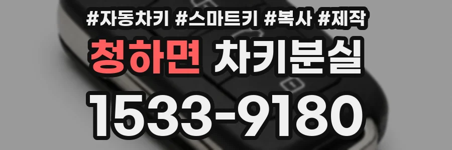 청하면 차키분실