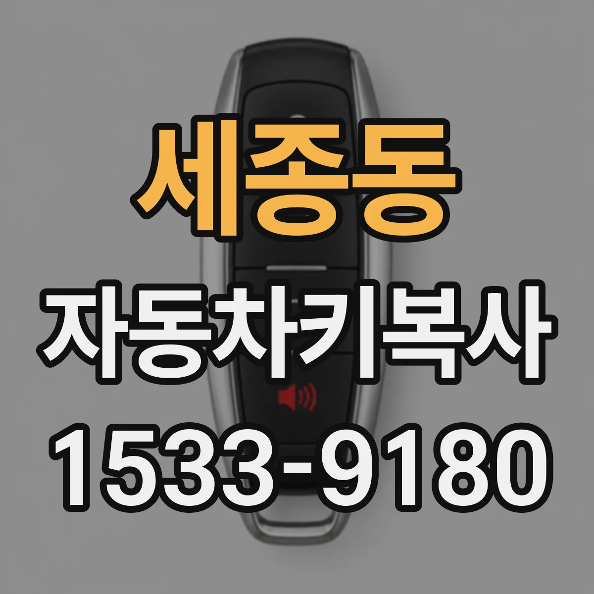 세종동 자동차키복사
