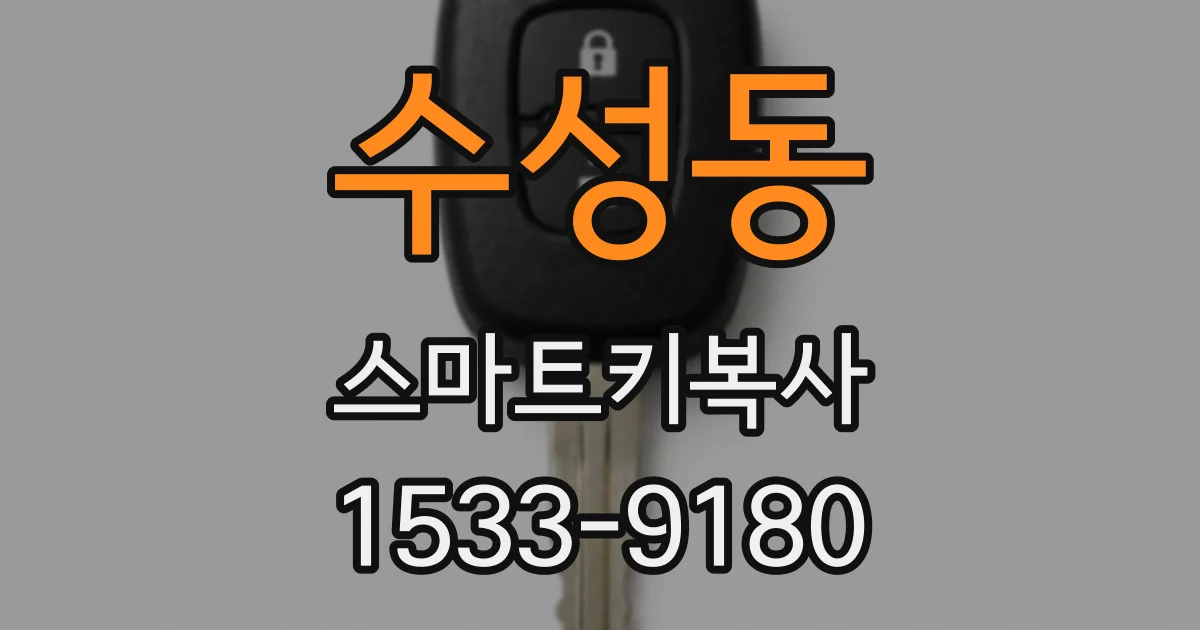 수성동 스마트키복사