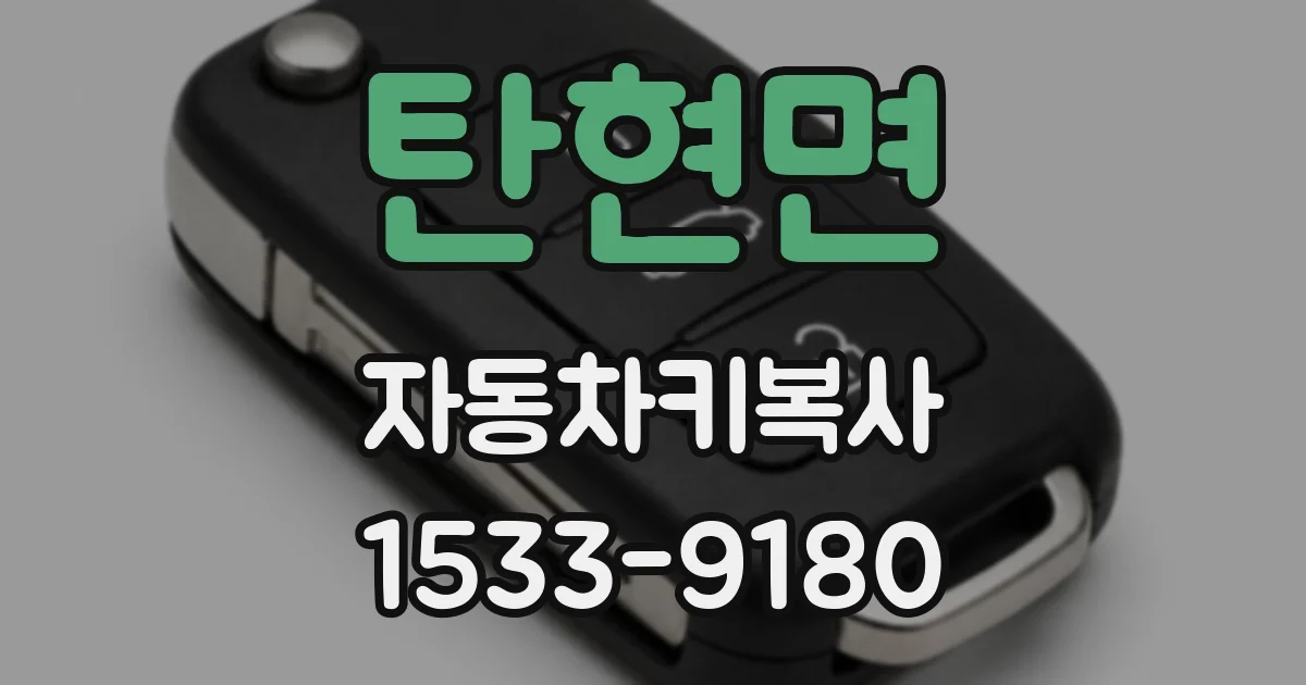 탄현면 자동차키복사