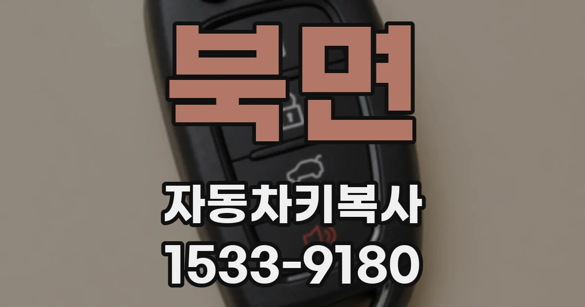 북면 자동차키복사