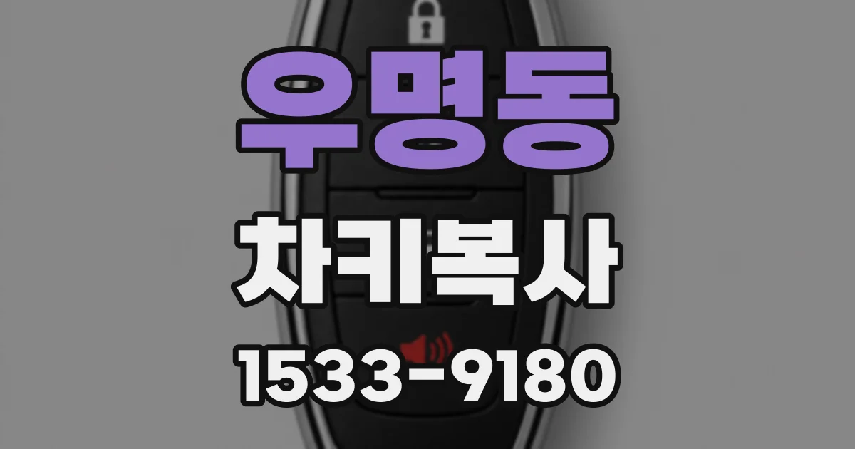 우명동 차키복사