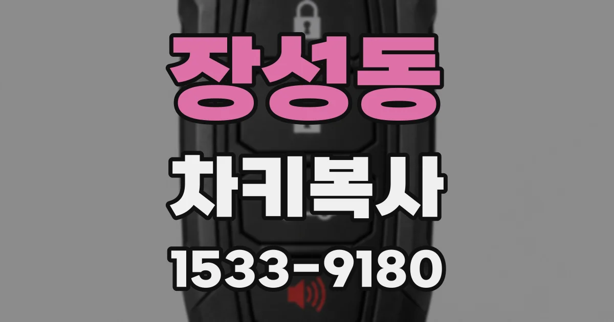장성동 차키복사