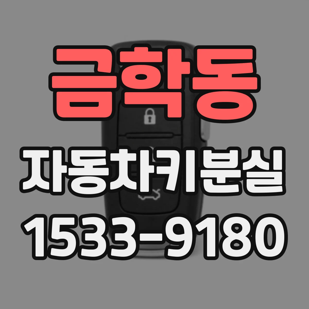 금학동 자동차키분실
