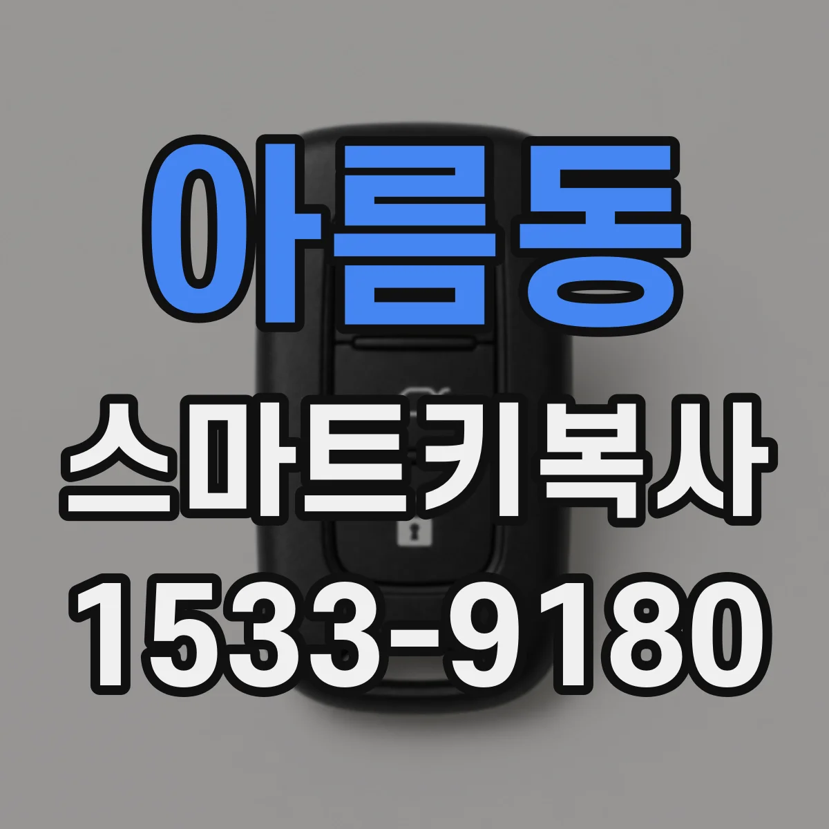 아름동 스마트키복사
