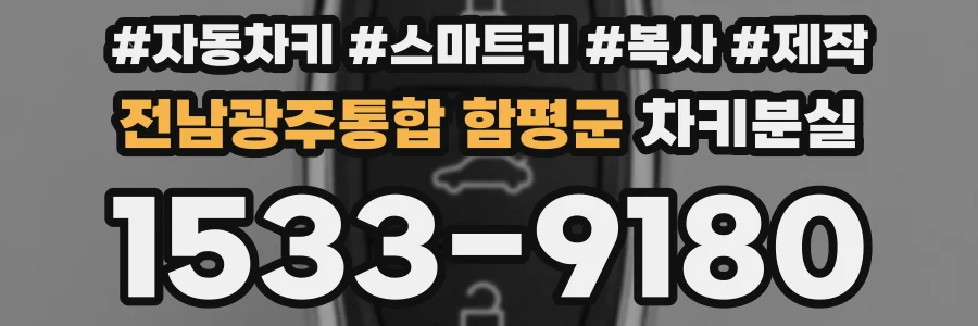 전남광주통합 함평군 차키분실