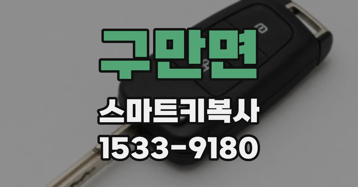 구만면 스마트키복사