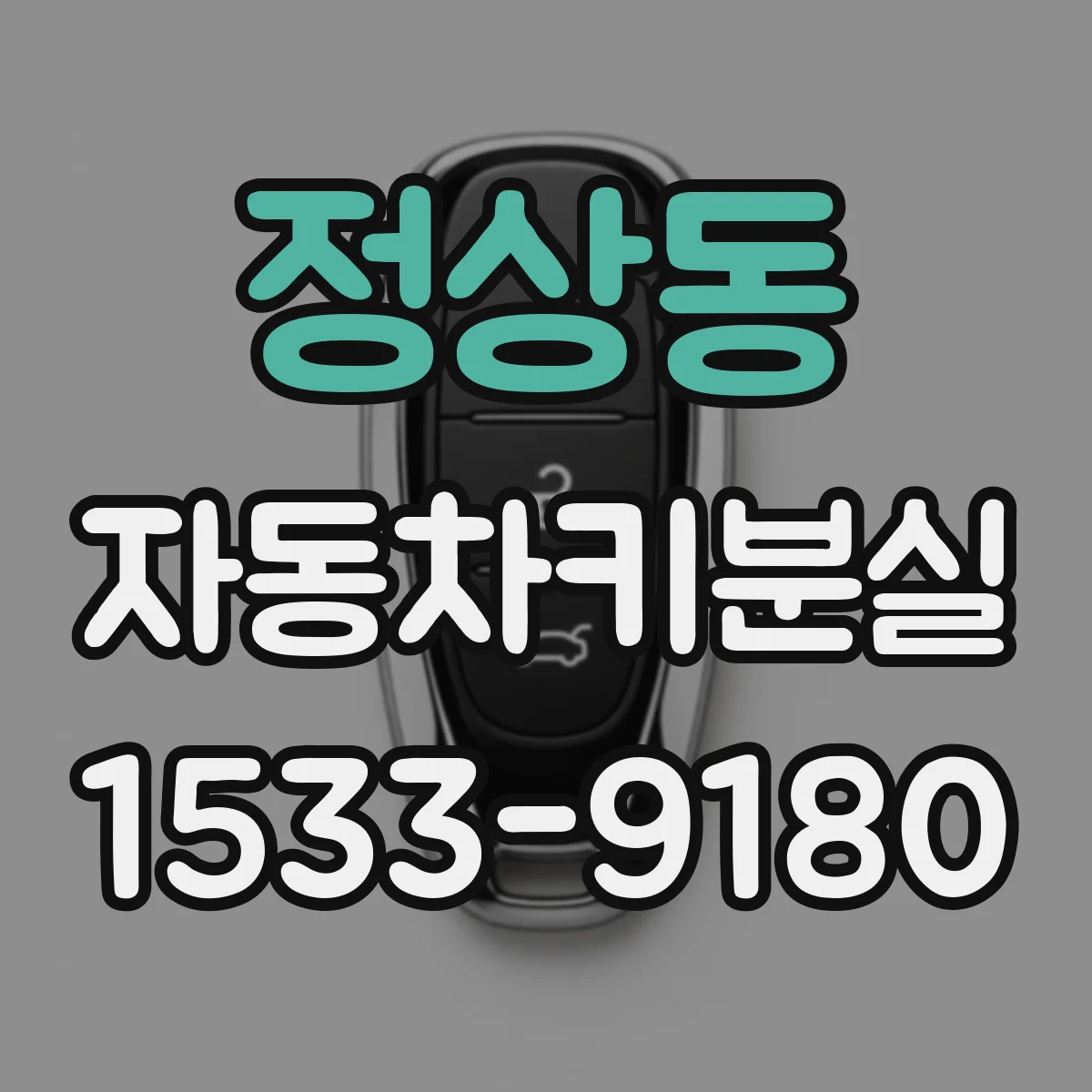 정상동 자동차키분실