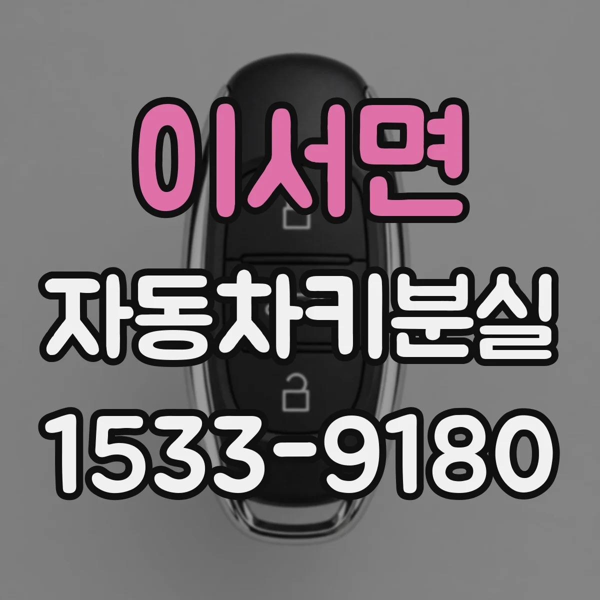 이서면 자동차키분실