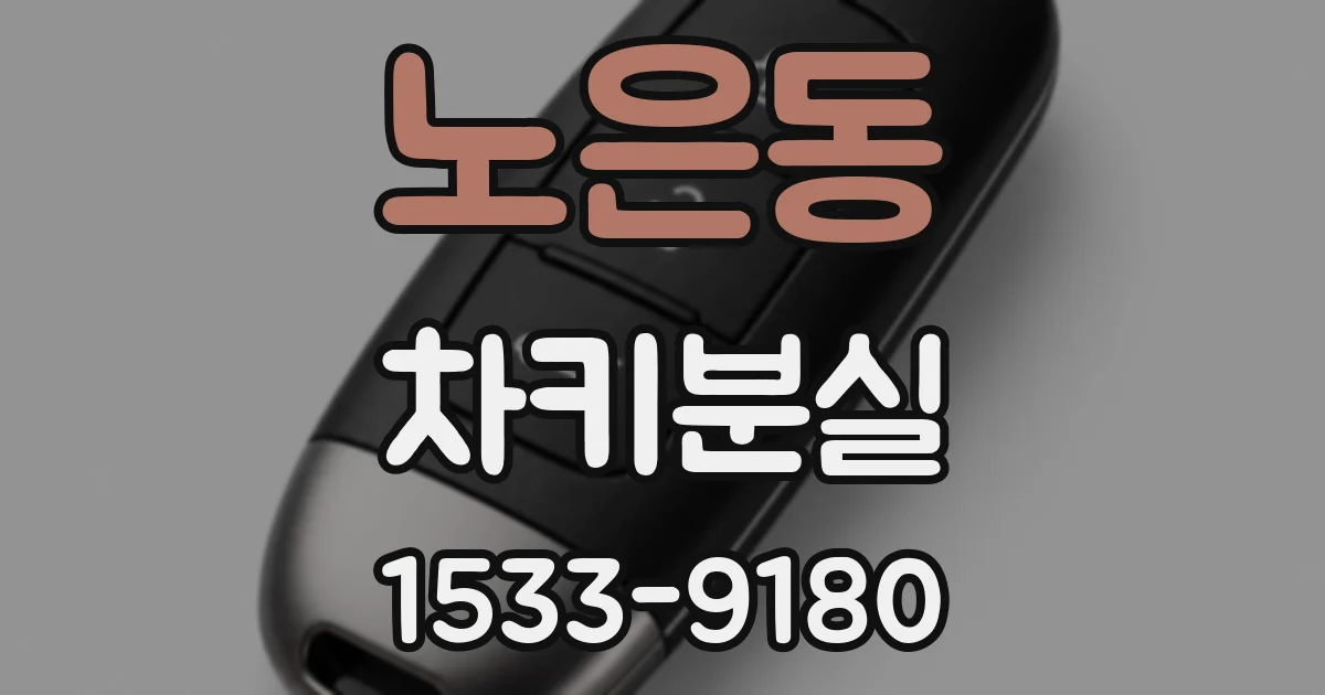 노은동 차키분실