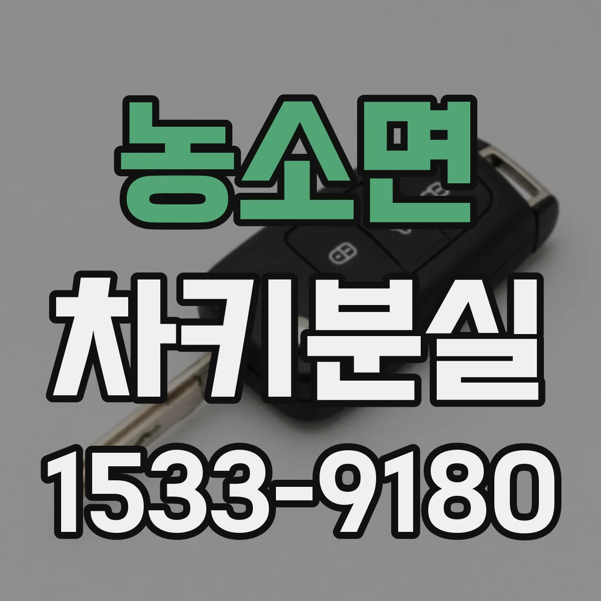 농소면 차키분실
