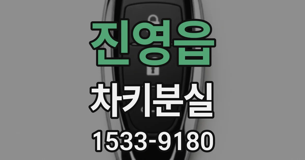 진영읍 차키분실
