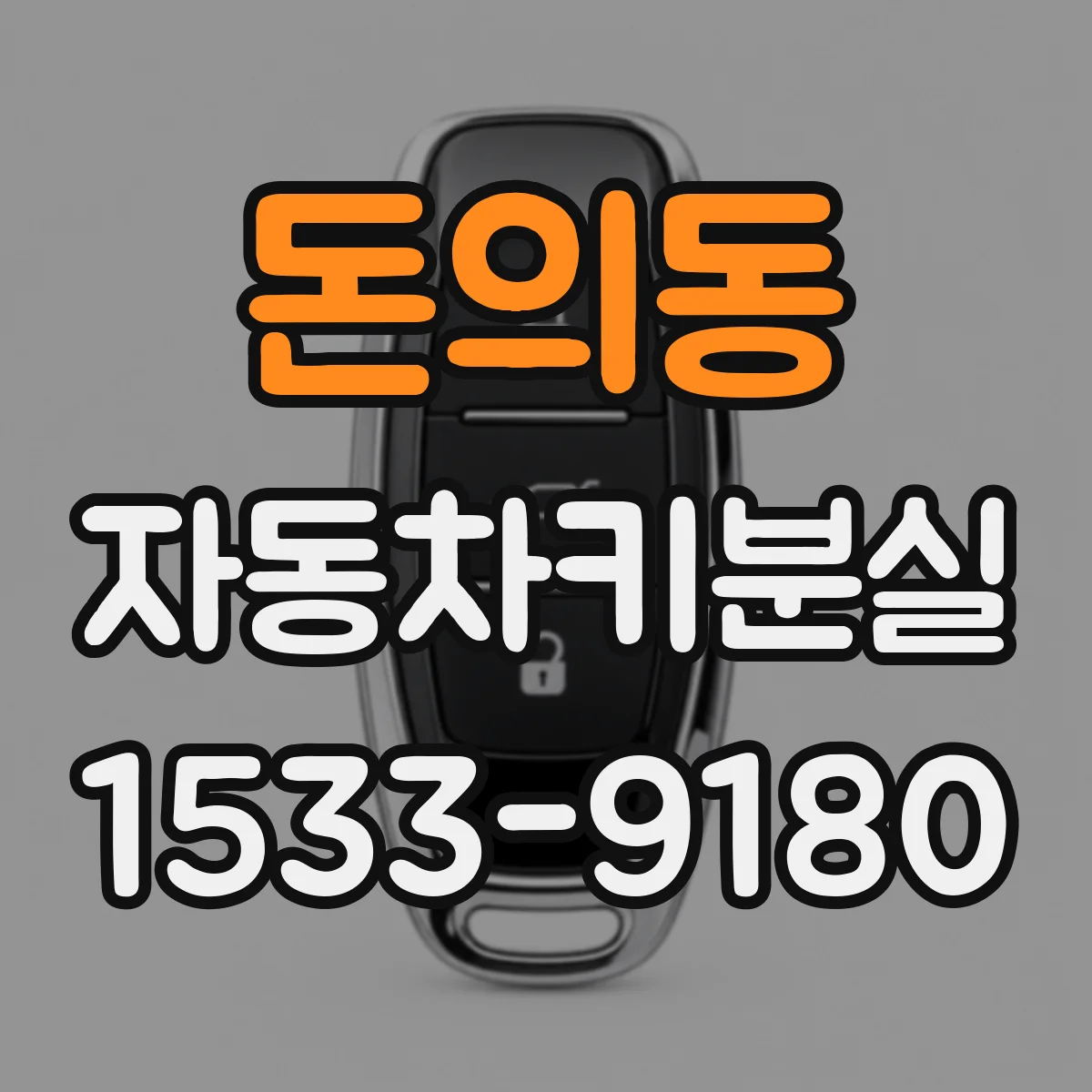 돈의동 자동차키분실