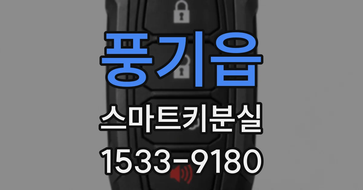 풍기읍 스마트키분실