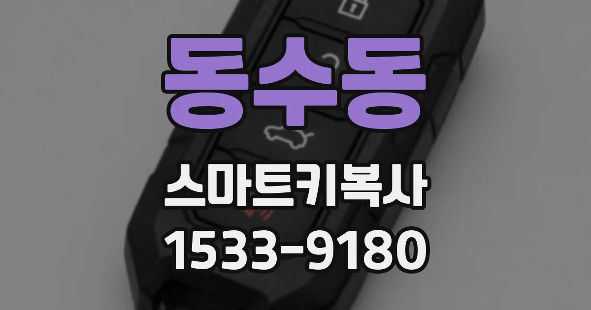 동수동 스마트키복사