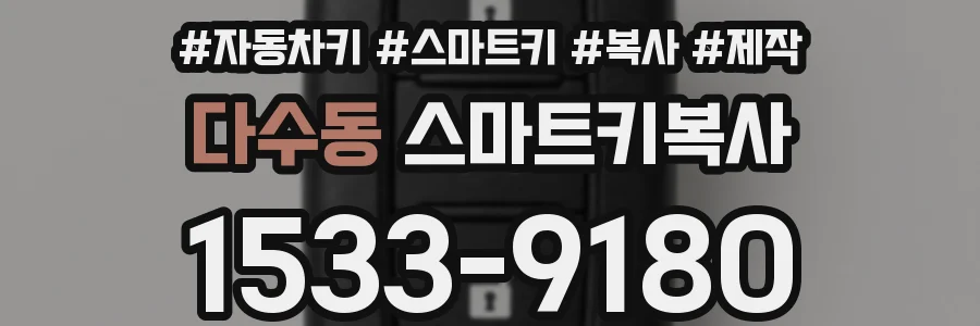 다수동 스마트키복사
