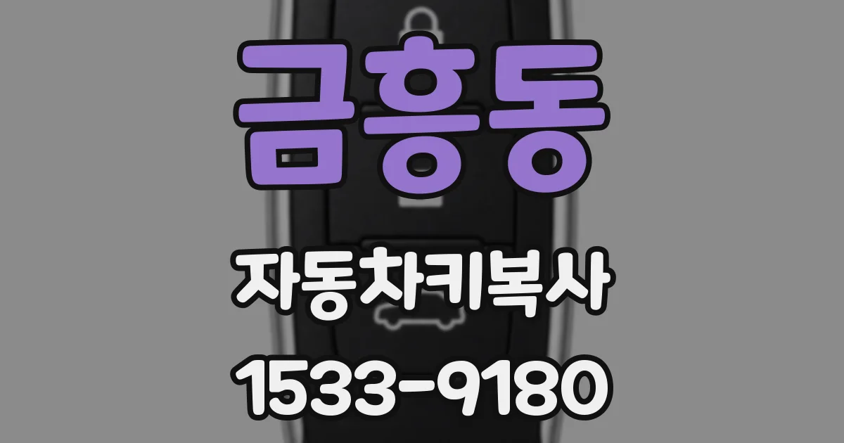 금흥동 자동차키복사