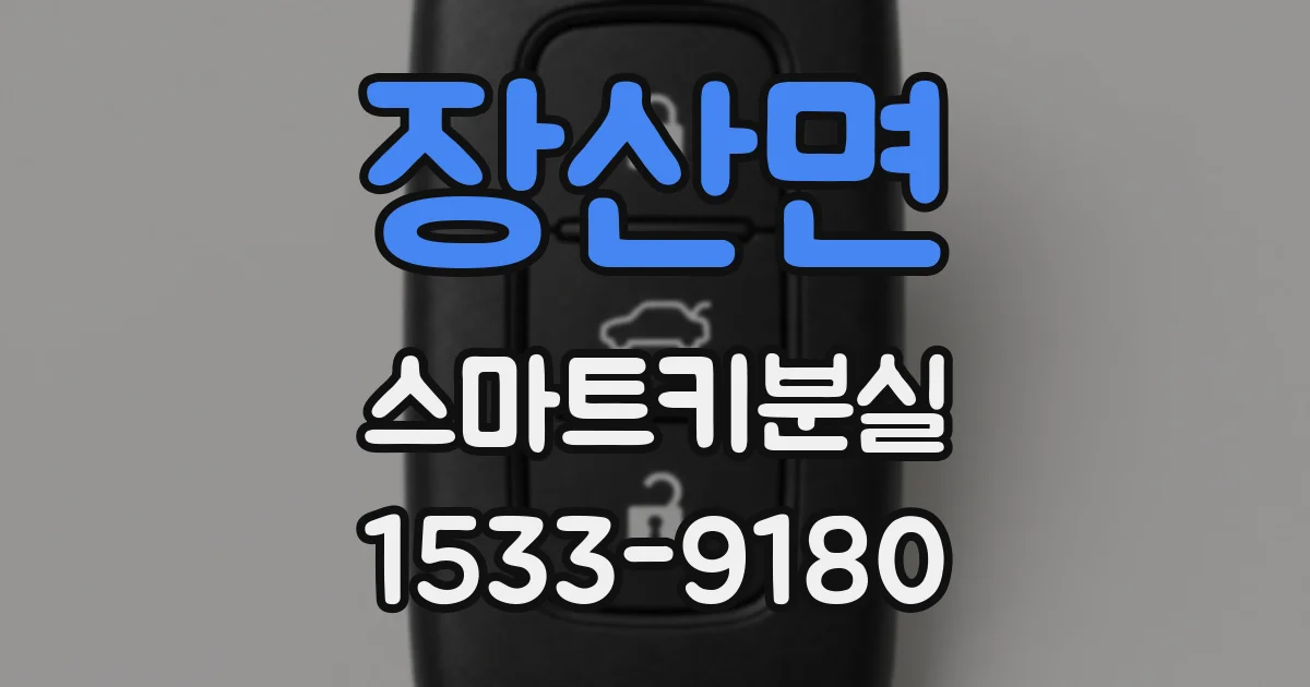 장산면 스마트키분실