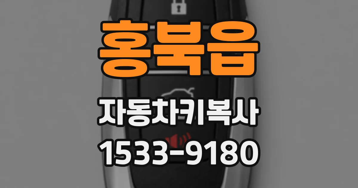 홍북읍 자동차키복사