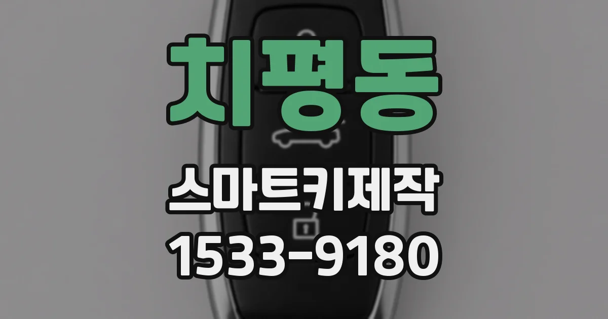 치평동 스마트키제작