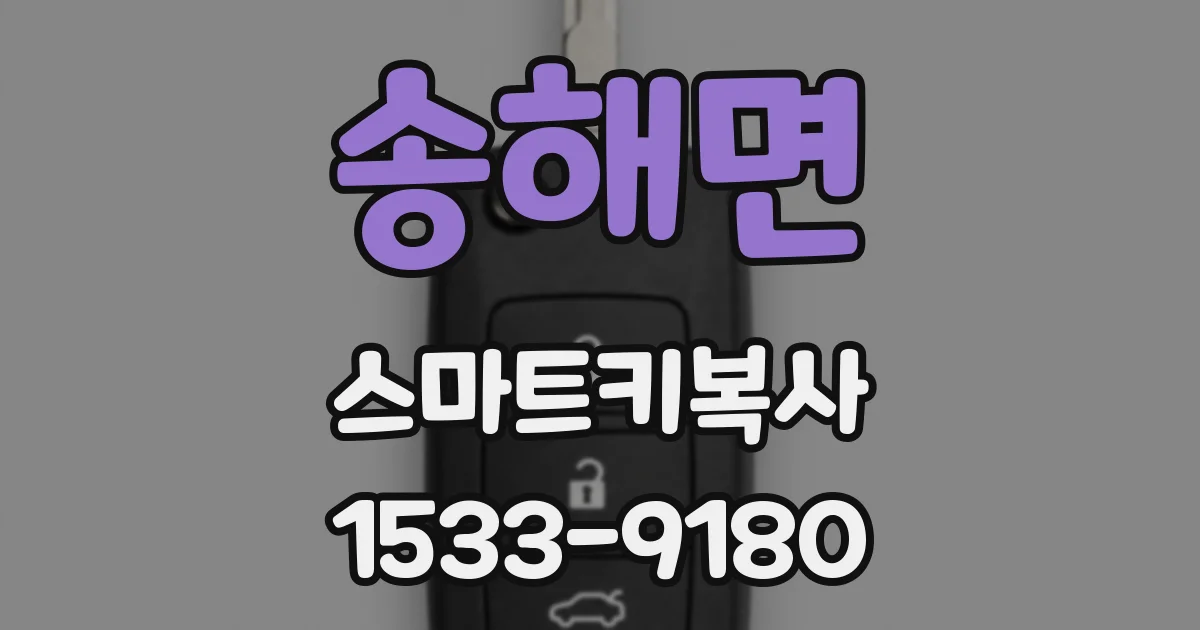 송해면 스마트키복사