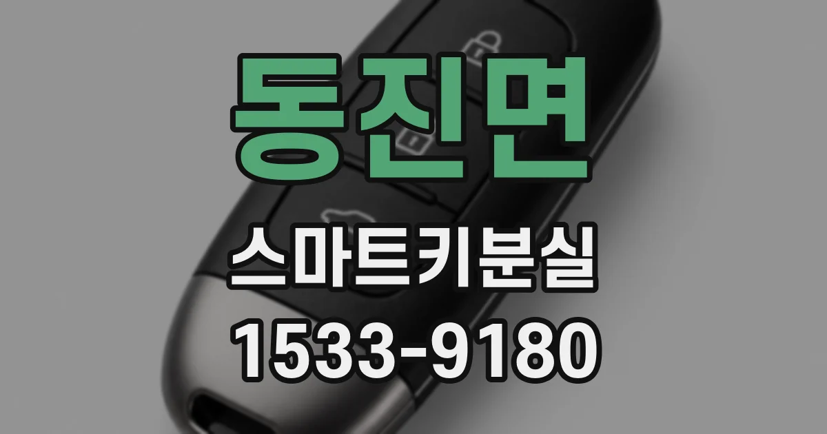 동진면 스마트키분실