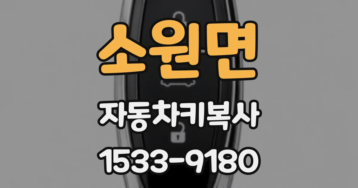 소원면 자동차키복사