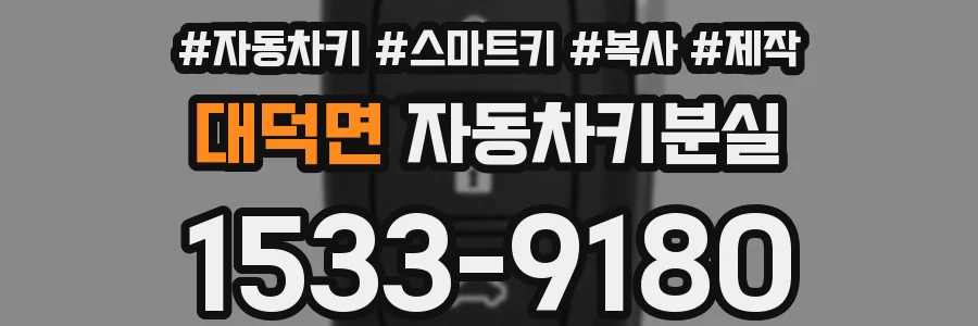 대덕면 자동차키분실