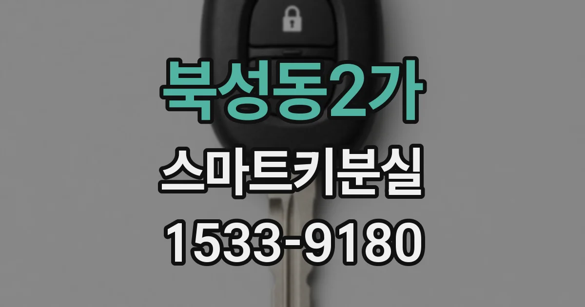 북성동2가 스마트키분실