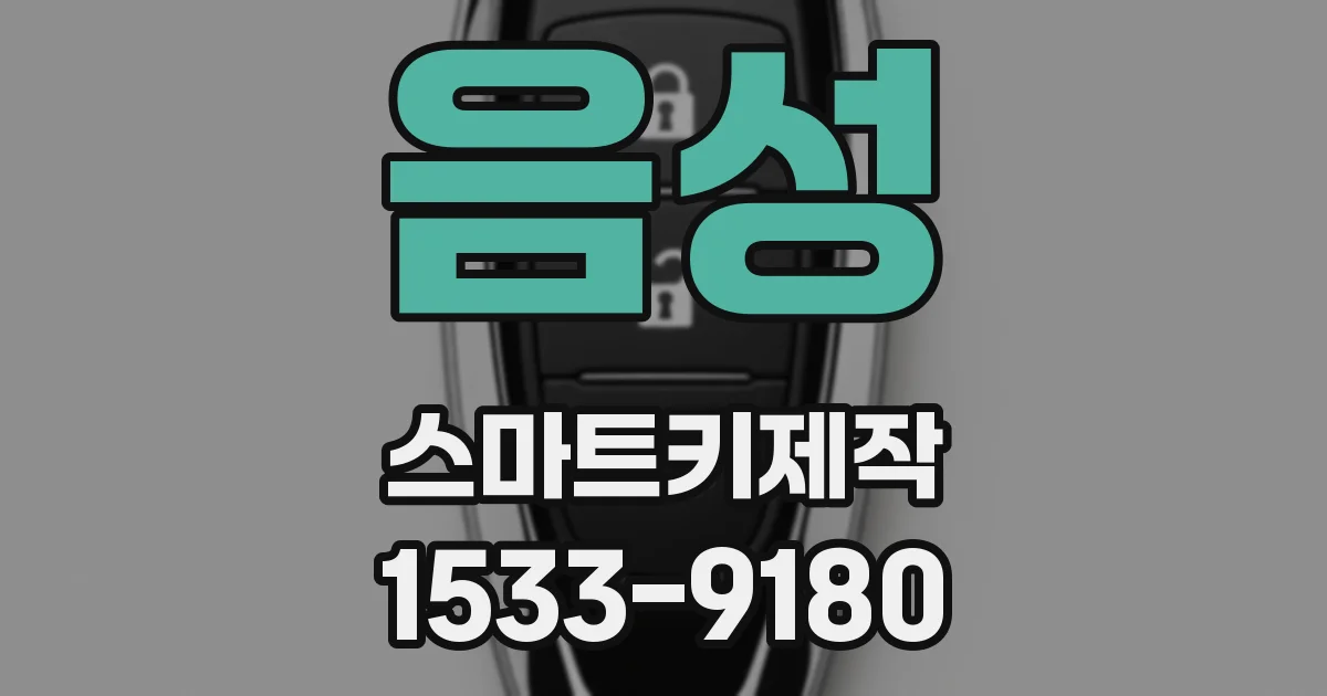 음성 스마트키제작