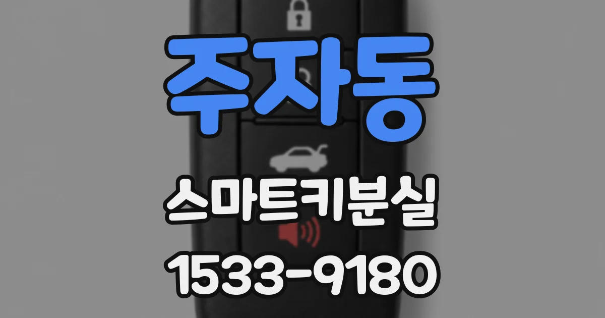주자동 스마트키분실